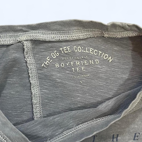 Aeropostale Small Medium Blue Crystals OG Collection Boyfriend Cotton Tee Shirt - Picture 7 of 8